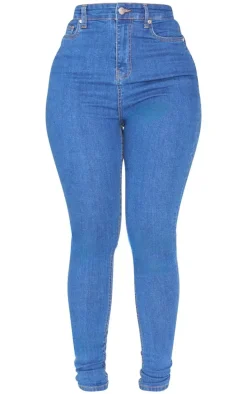 Shape Mid Blue Wash Disco Denim Skinny Jeans