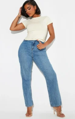 Shape Mid Wash Mom Jeans