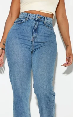Shape Mid Wash Mom Jeans