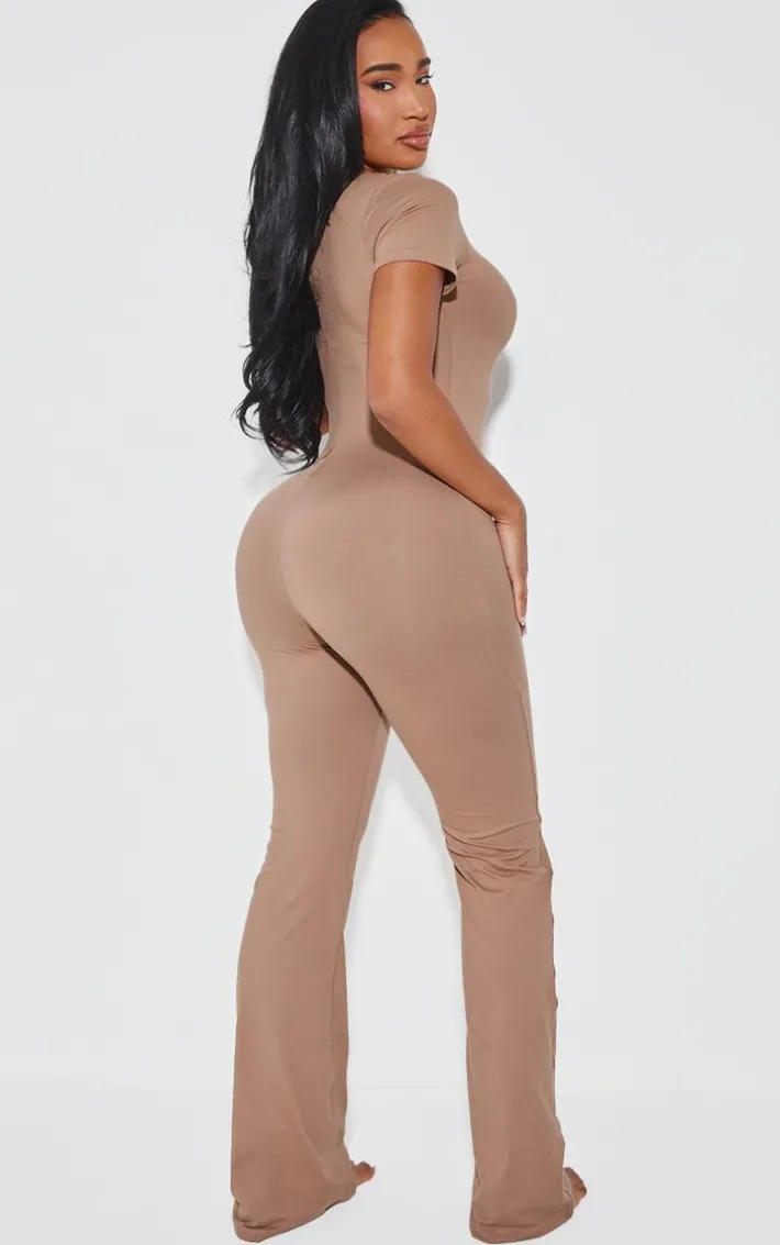 Shape Mocha Sculpted Short Sleeve Jumpsuit