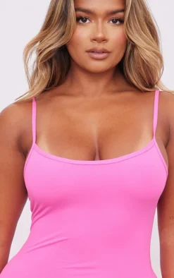 Shape Neon Pink Sculpted Mini Dress
