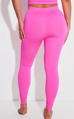 Shape Neon Pink Stretch Seamless Leggings