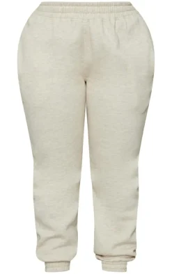 Shape Oatmeal Marl High Waist Cuffed Sweatpants