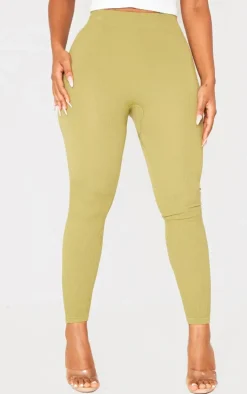 Shape Olive Snatched Rib Leggings