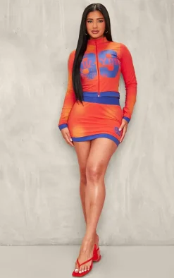 Shape Orange New York Mini Skirt