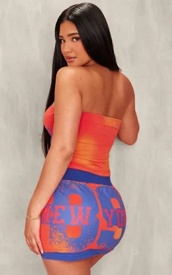 Shape Orange New York Tube Top