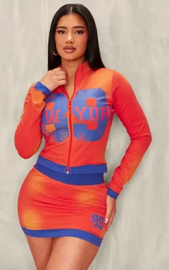 Shape Orange New York Zip Jacket