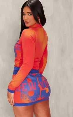 Shape Orange New York Zip Jacket