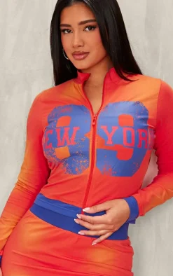 Shape Orange New York Zip Jacket