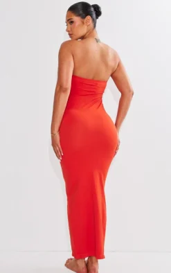 Shape Orange Seamless Bandeau Maxi Dress