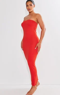 Shape Orange Seamless Bandeau Maxi Dress