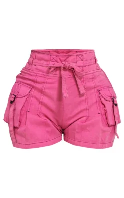 Shape Pink Woven Pocket Shorts