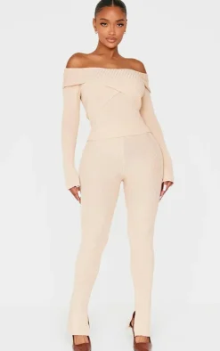 Shape Stone Knitted Leggings