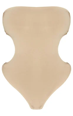 Shape Stone Seamless Open Back Bandeau Bodysuit