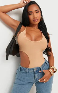 Shape Stone Slinky Cut Out Bodysuit