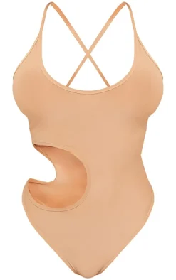 Shape Stone Slinky Cut Out Bodysuit
