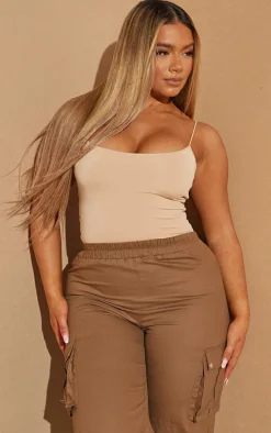 Shape Stone Slinky Spaghetti Strap Bodysuit