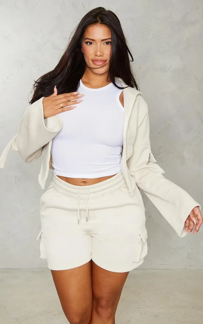 Shape Stone Sweat Pocket Detail Shorts