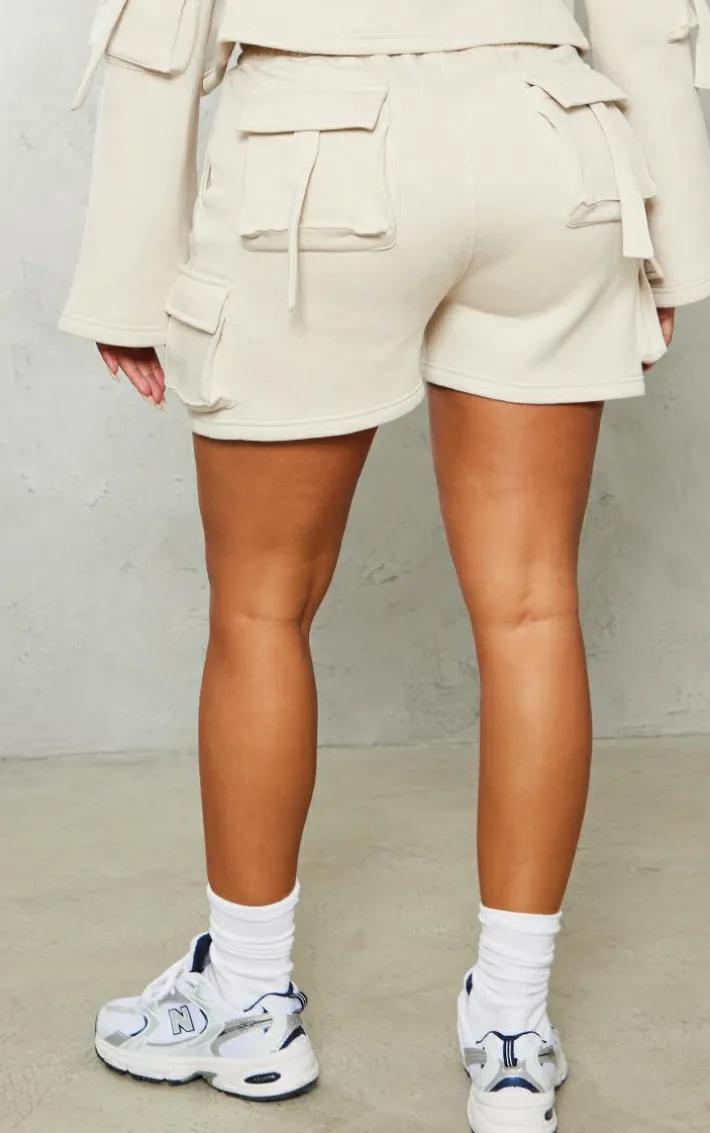 Shape Stone Sweat Pocket Detail Shorts