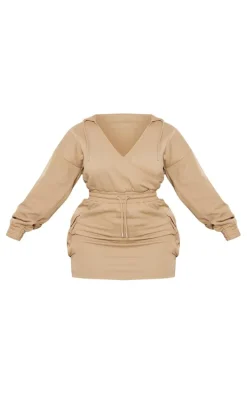 Shape Stone Washed Oversized Hoodie Sweat Dress