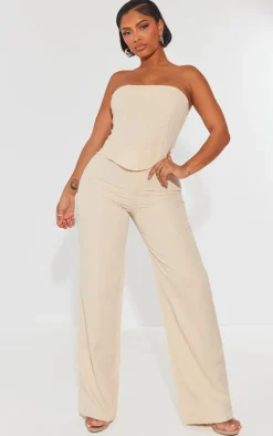 Shape Stone Woven Lace Up Back Corset