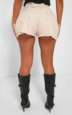 Shape Stone Woven Pocket Shorts