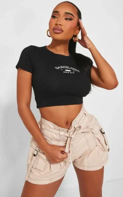 Shape Stone Woven Pocket Shorts