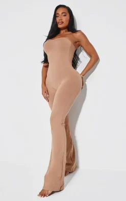 Shape Tan Sculpted Bandeau Jumpsuit