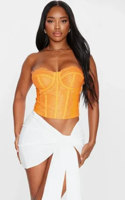 Shape White Crinkle Tie Mini Skirt