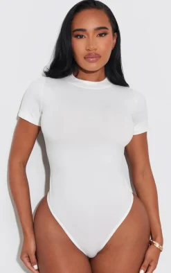 Shape White Sculpted Short Sleeve Bodysuit