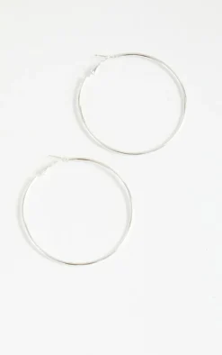 Silver Hoop Earrings