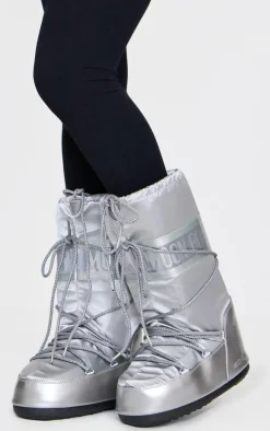 Silver Moon Boot Icon Glance