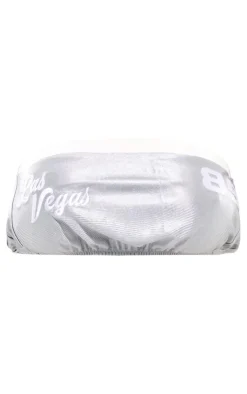 Silver Printed Bandeau Top