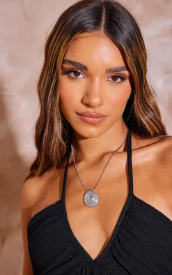 Silver Shell Pendant Necklace