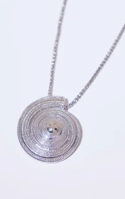 Silver Shell Pendant Necklace