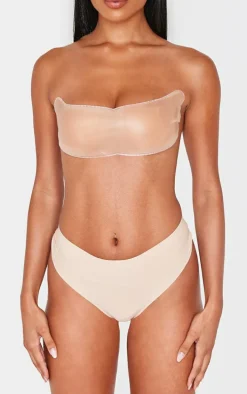 Stick On Winged Black Bra