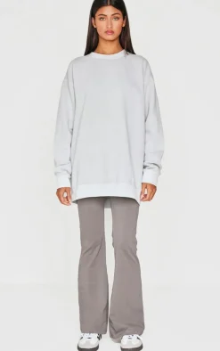 Stone Better Days Ahead Back Printed Washed Sweatshirt