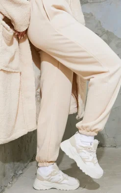 Stone Chunky Panelled Sneakers