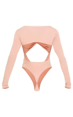 Stone Contour Jersey Cut Out Bodysuit