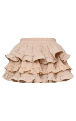 Stone Cord Frill Rara Mini Skirt