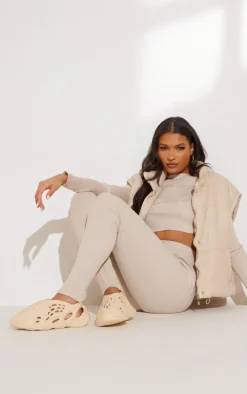 Stone Cut Out Slip On Slides