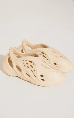 Stone Cut Out Slip On Slides