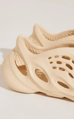 Stone Cut Out Slip On Slides