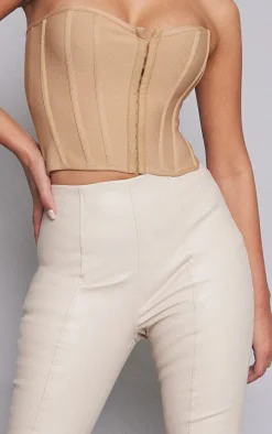 Stone Faux Leather Stretch Leggings