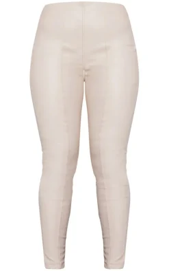 Stone Faux Leather Stretch Leggings