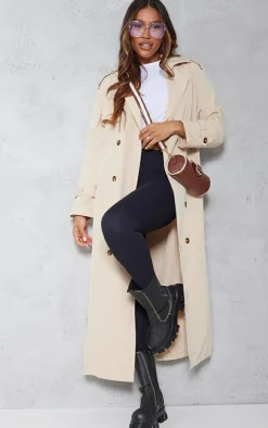 Stone Oversized Trench Coat
