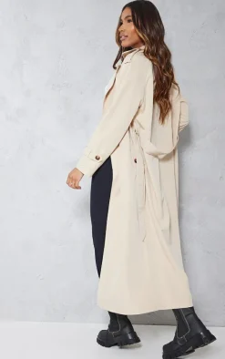 Stone Oversized Trench Coat