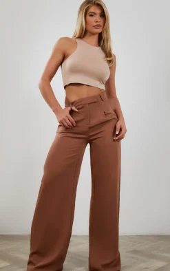 Stone Slinky Racer Crop Top