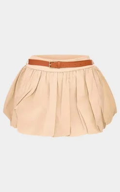 Stone Stretch Woven Belt Strap Detail Top