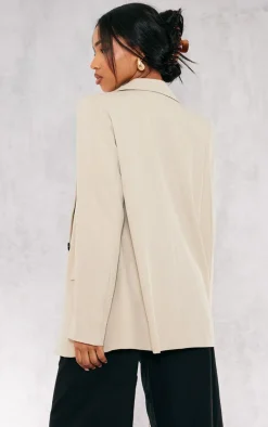Stone Tailored Oversized Longline Blazer